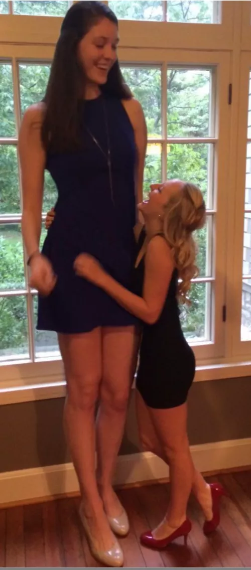 Dana and her little friend all dressed up by Jobbers101