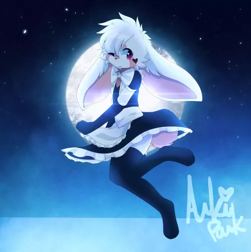 Dancing in the moonlight (art by me, @arkiuvu on twitter) by Krispei100