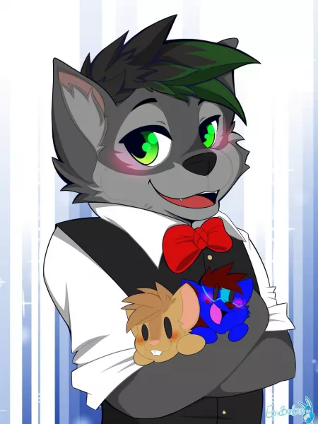 Dapper Wolf (Art By Me) by Breakingsovereignty
