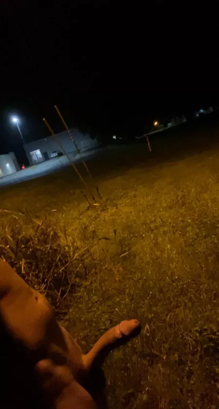 Dare me to go cum all over the light pole? by notsonormalcouple