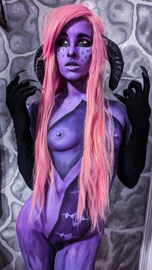 Dark elemental faun by mistikkitty