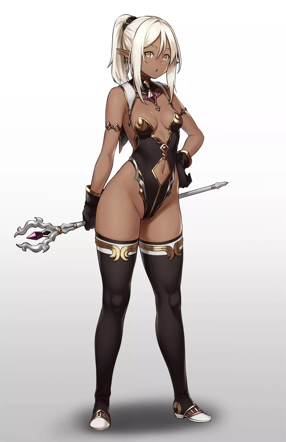 Dark Elf (Houtengeki) [Original] (x-post from r/animebodysuits) posted by sequence_string