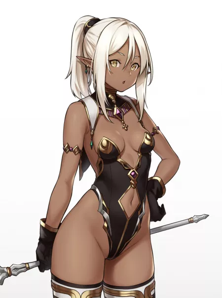 Dark Elf Leotard (Houtengeki) [Original] by sequence_string