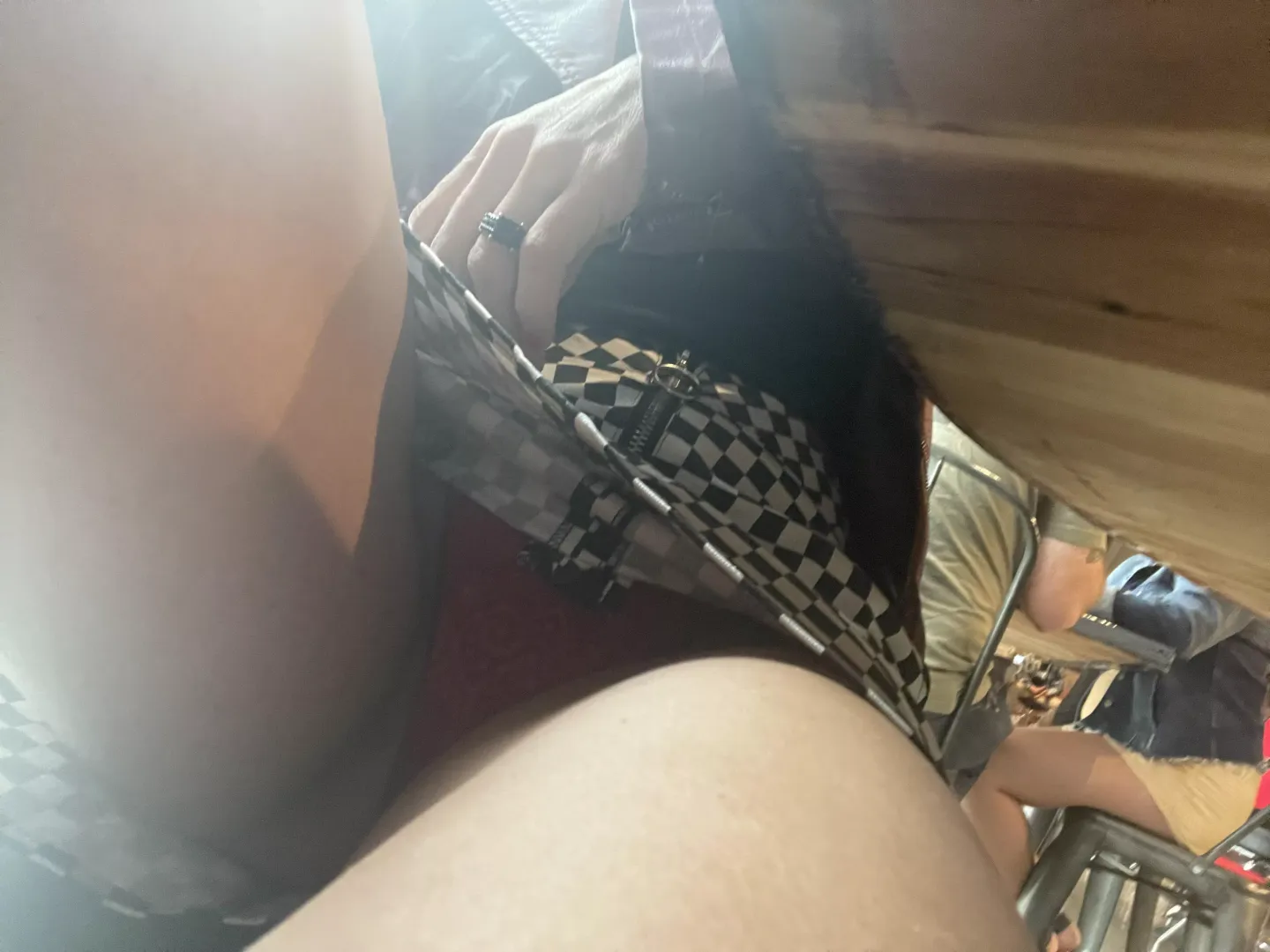 Date night😈 wish you were under the table… posted by VirusLanky6228