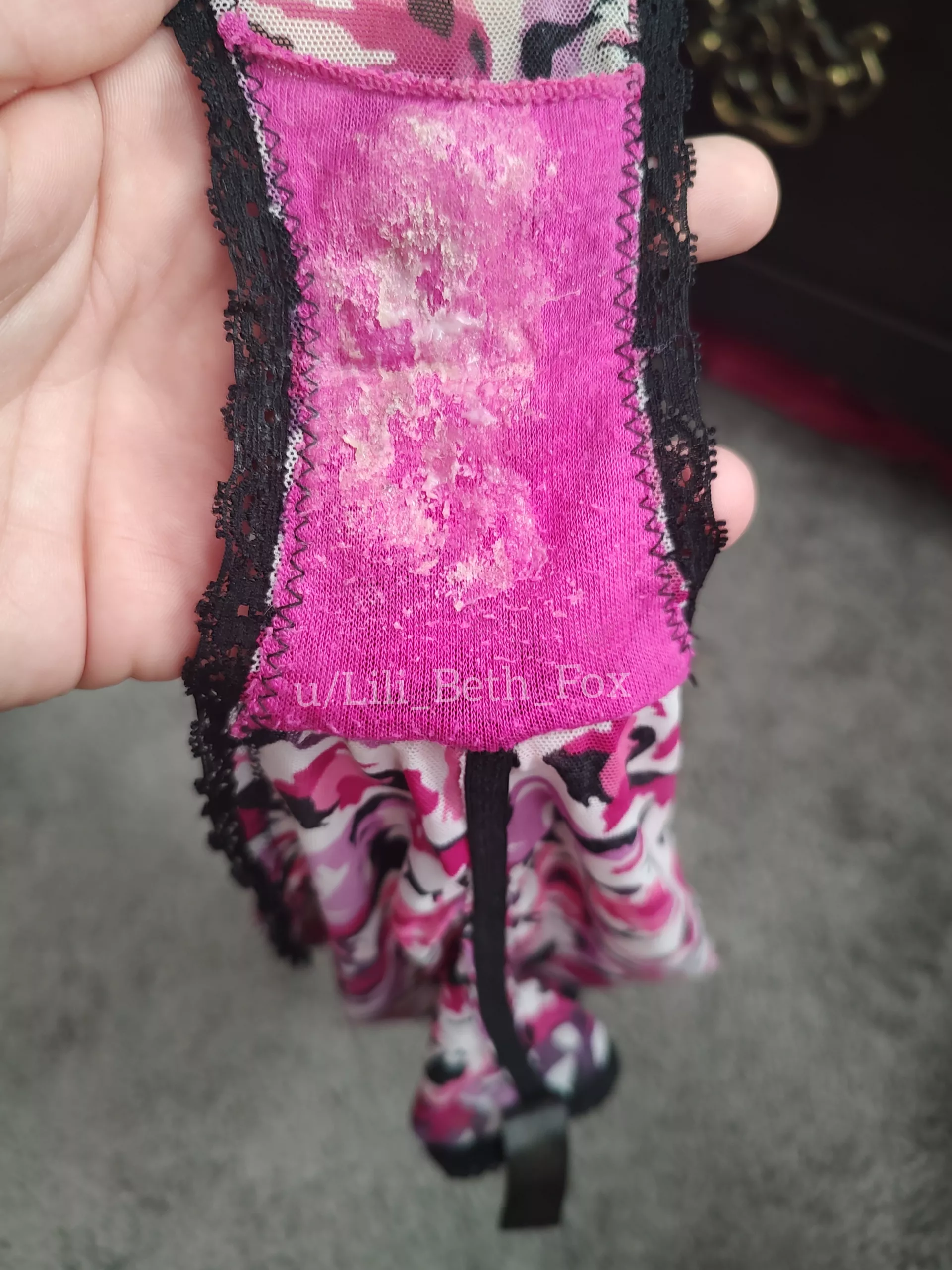 Day 2 and more playtime left these so soaked that they dried crusty when I slept in them overnight 😅 [OC] posted by Lili_Beth_Fox