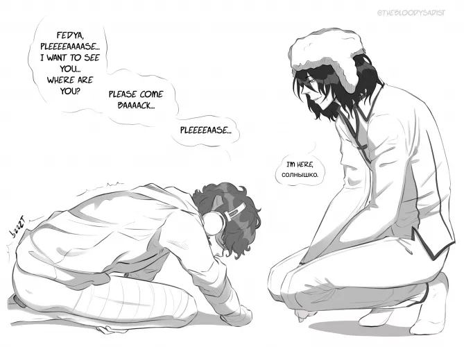 Day 2 of the Bottom Dazai Week(end) Twitter event! Prompt was “sensory deprivation” :) an interesting concept I’ve never illustrated before. Not my favorite but still fun! by The-Winged-Writer