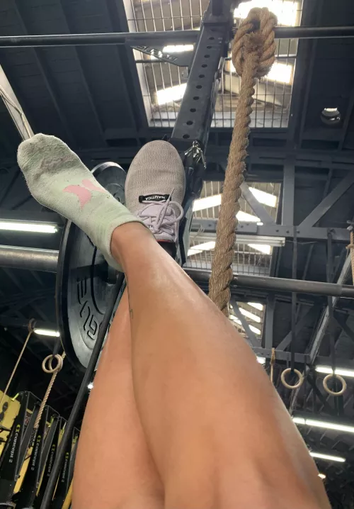 Day 6 training in the same pair of socks 🧦 by librabutterfly