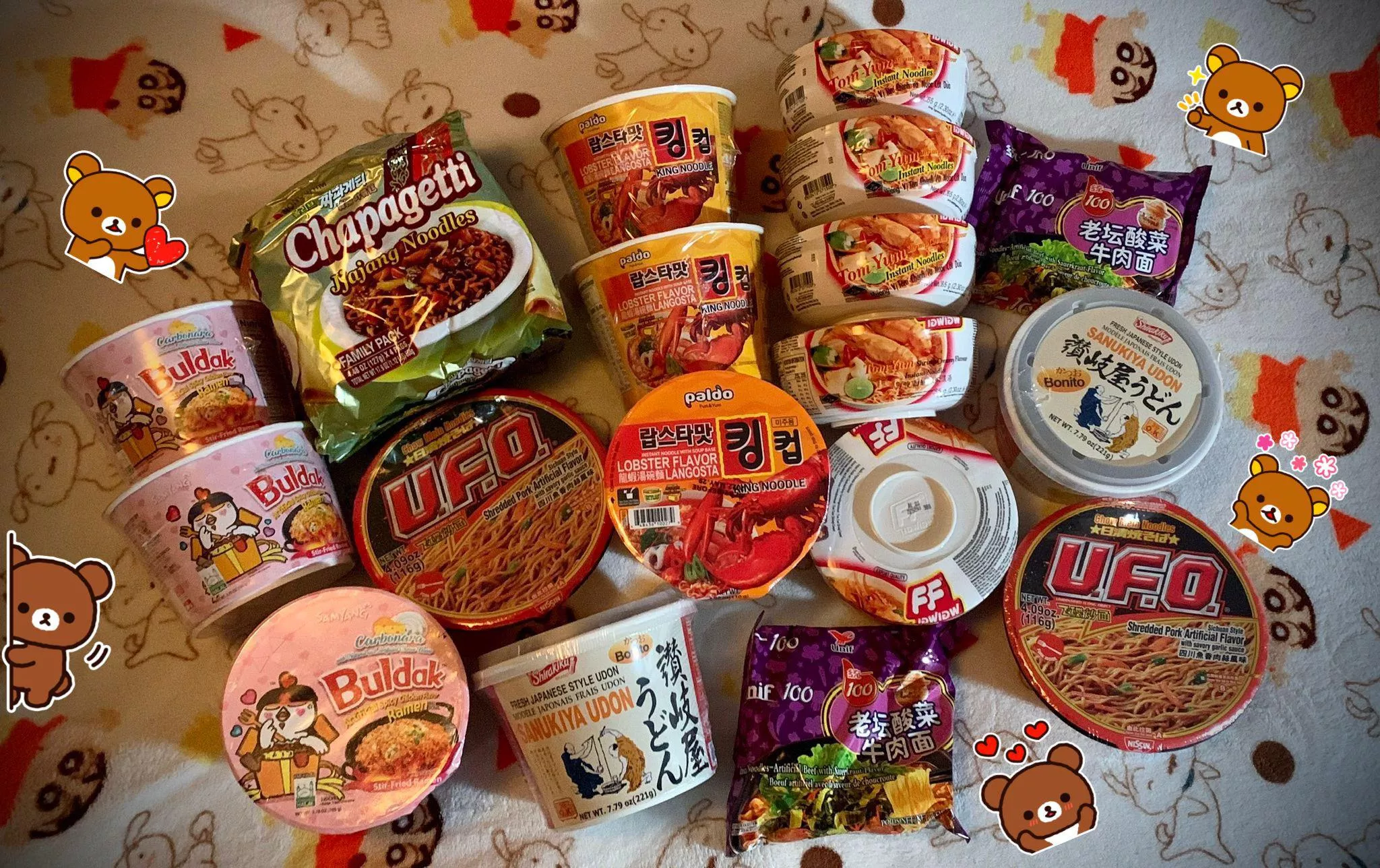 DD and I are currently LDR. I'll be sending half of this to him so we can eat matching ramen together some nights. His idea. 🥺💗 posted by _little_treasure_