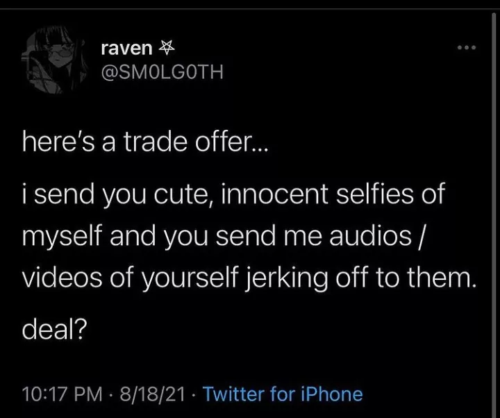 Deal or no deal? 😏💦 posted by miss-gentle