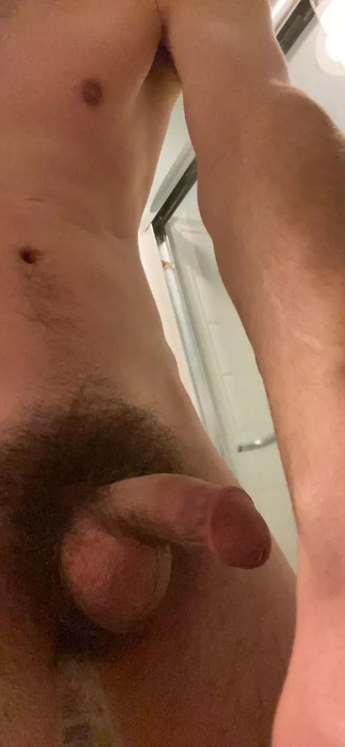 Debating whether or not to trim the bush down. What do you all think? Anyways here’s my hairy cock for a Thursday! by thomsbrief