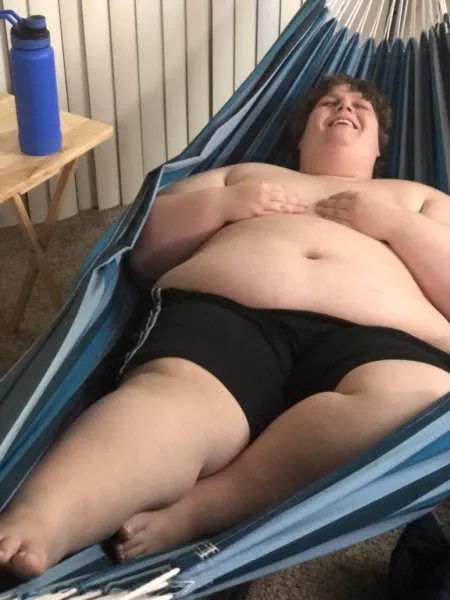 Decided to lounge indoors :P by chub_boii