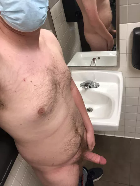 Decided to show off in a school restroom again 😈 by Abderian15