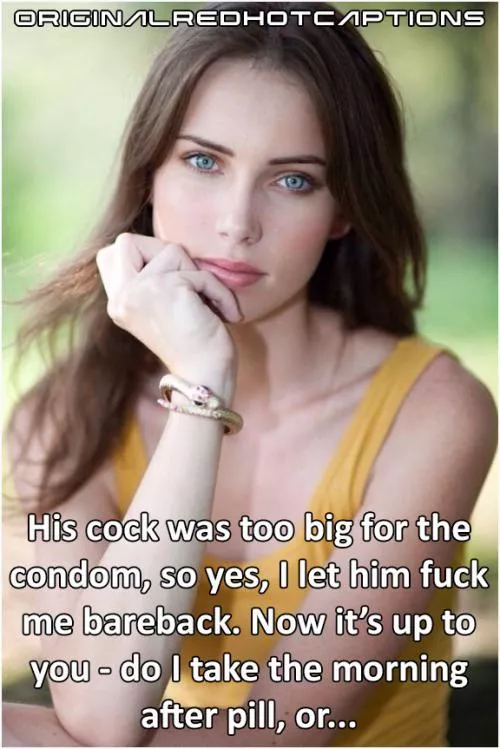 Decisions… 🥰 What would YOU say? by originalRHcaptions