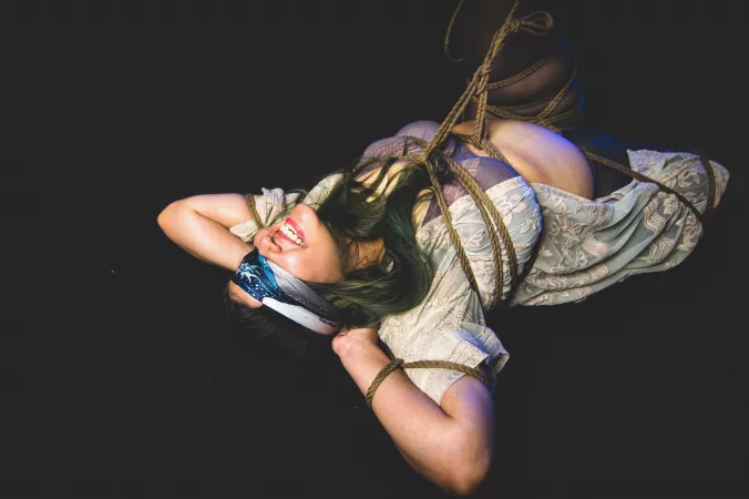 Deep in rope space. 🥰 by Cheshirebabi