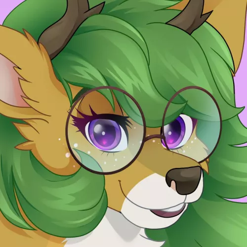 Deer Icon Commission (art by me) ♡ by HexMama