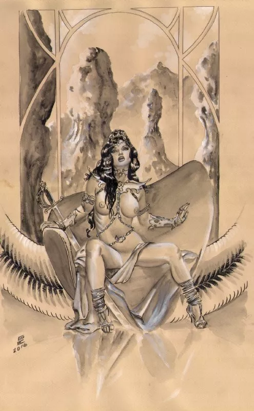Dejah Thoris by Gene Espy posted by zadie_backinblack