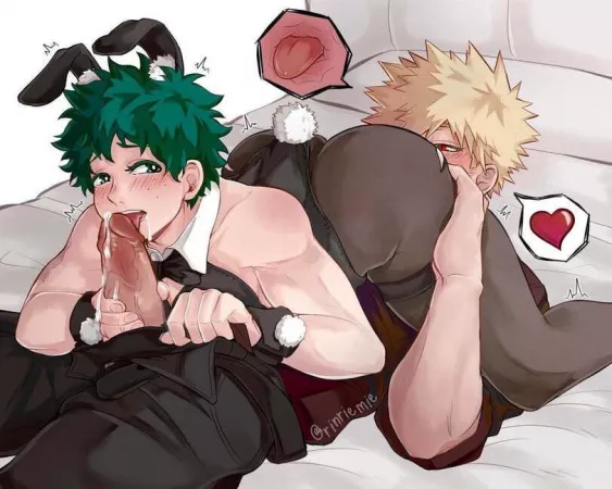 Deku getting his ass eaten by 486sofafa486
