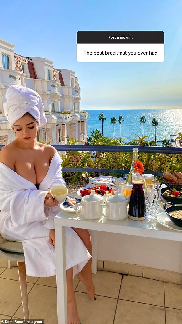 Demi Rose's best ever breakfast apparently posted by poogramsupervisor