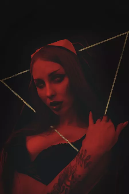 Demon Nun (original) by FoxMellis by Fox_Mellis