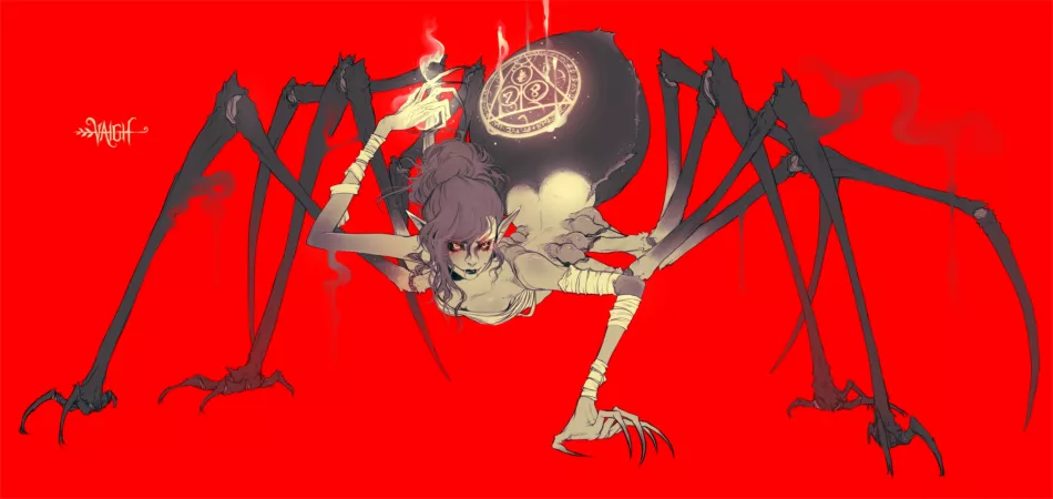 Demon Spider (Vaigh) by MonsterFetish