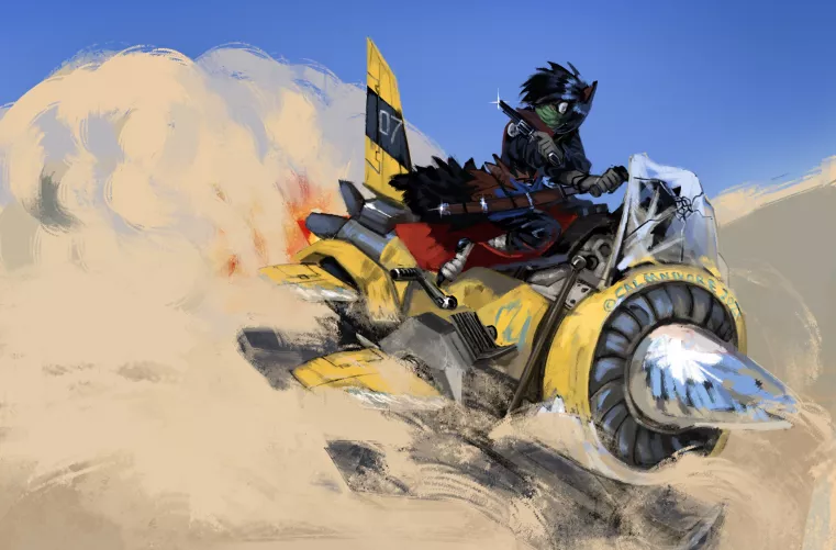 desert bike by me by calmnivore
