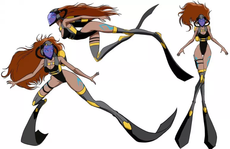 Destiny Scuba sketch 2. (Original) {Edwardrigaud}