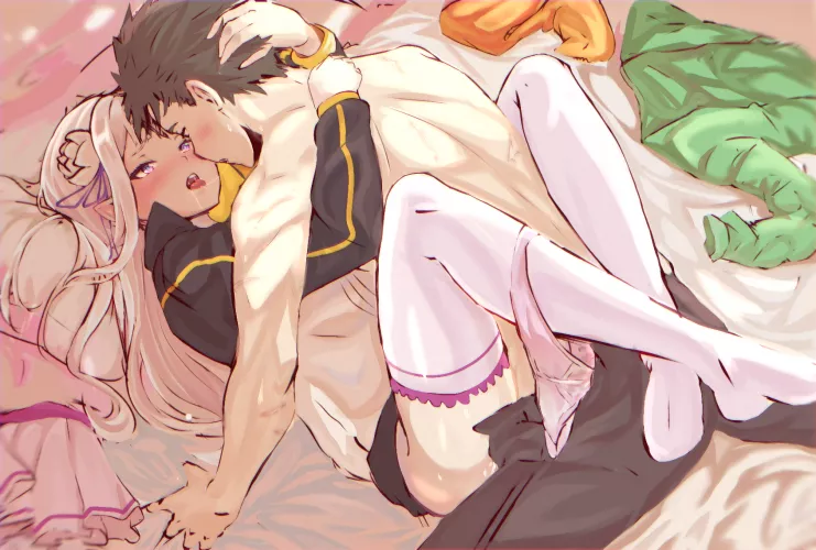 Devoting herself to him by AkiyamaKatsuko