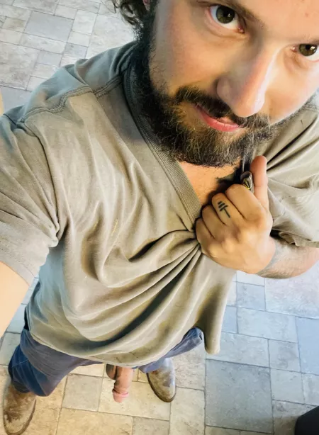 Dick and work boots. by ManAnimal172