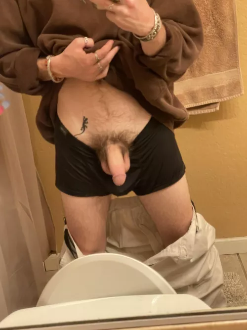 Dick out at the Christmas party 🎊merry Christmas babes 🤍❤️😚 by No-Tax-5465