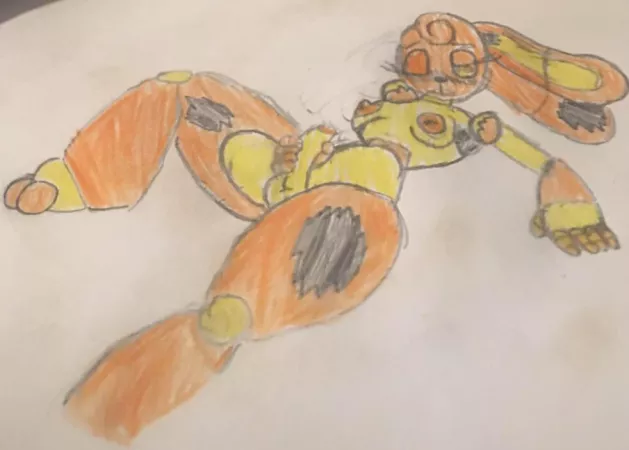 Did a drawing of jackie the Futa jackrabbit by Allistercassinelli