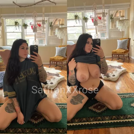 Did I surprise you with how big my boobs are under my shirt? by SaffronXXrose