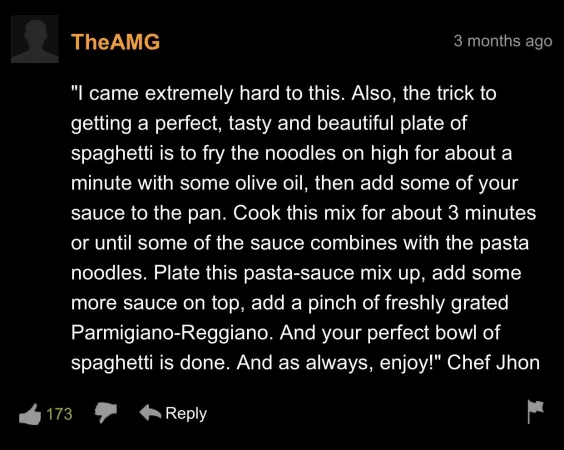 Didn’t think I’d learn to cook on pornhub. by crazy12157
