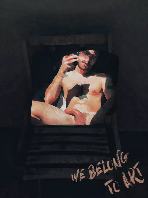 Digital painting of my self. Remember you are ART. by Aracnophobicguy