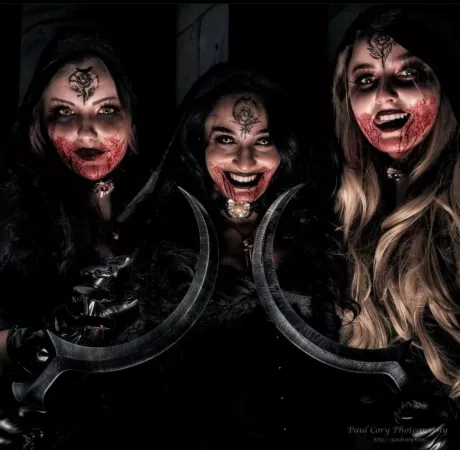 Dimitrescu sisters by simplyarabella by Simplyarabella