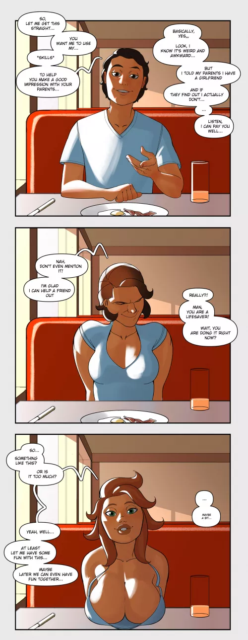 Diner Transformation by CastleDolphyn (MTF/TG) by not4myprimary