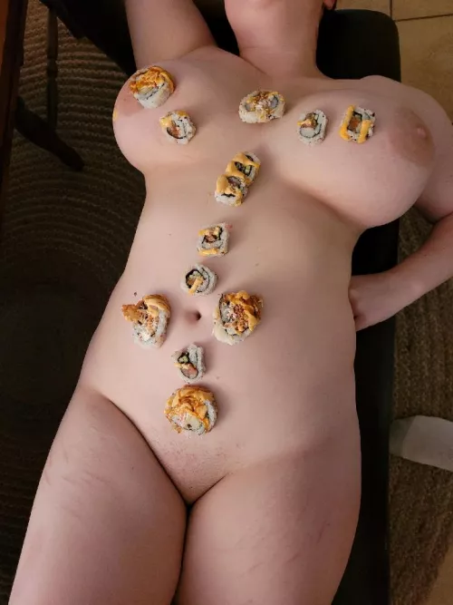 Dinner is on me🍣😝 by gothngaia