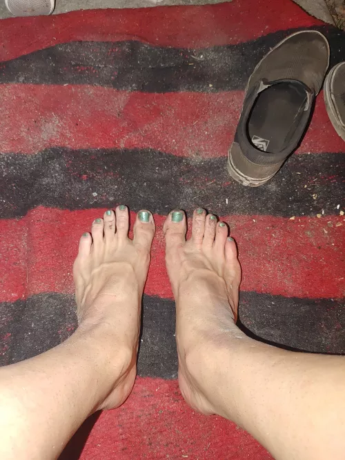 Dirty after working outside all day. Hope that's okay. by ZefieATG