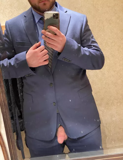 Dirty mirror. But feeling kind of sexy in my suit today by Rayman7867