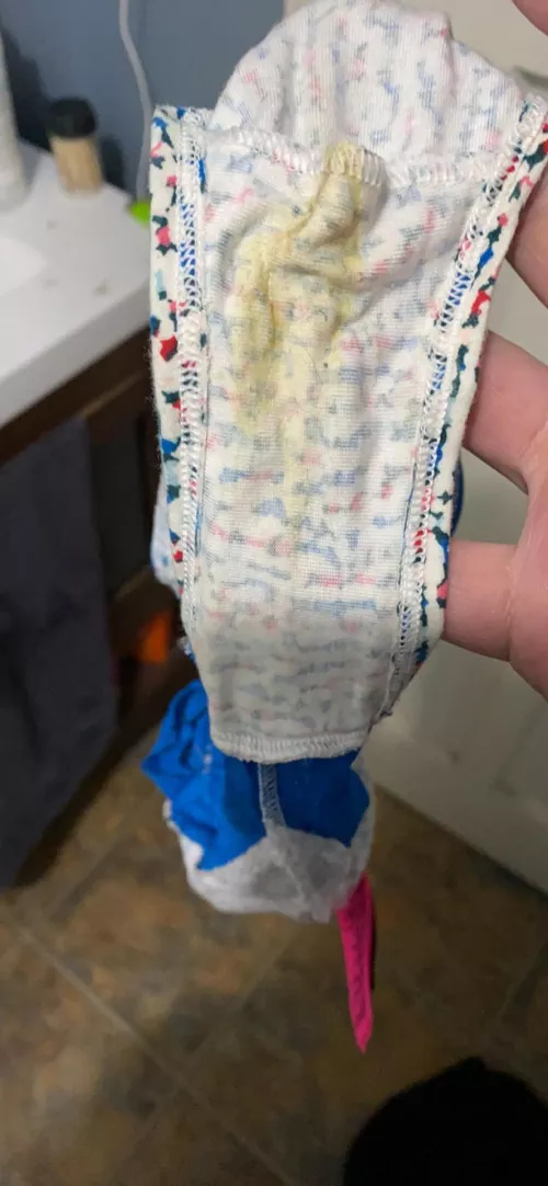 Dirty panties. First time worn by Underthereunderwear1