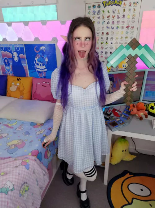 distracting you with a ahegao so i can take your diamonds 💎😊 by lilfakegamer