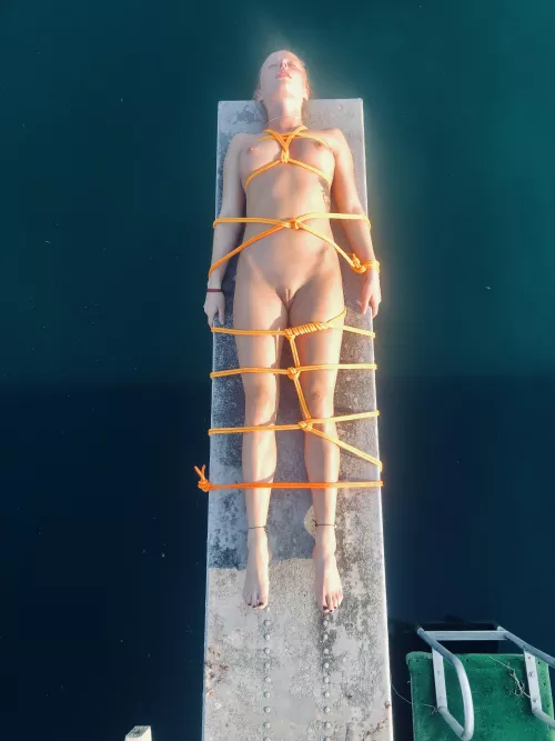 Diving Board Over Water by pyrrh0