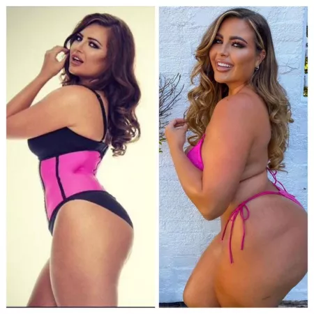 Djhannah B 2013 vs 2021 by Theturtlehermit2000