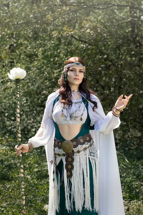 dnd druidess by Felora by fel0ra