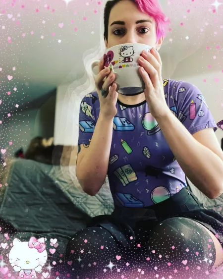 Do any other littles like coffee? What’s your favorite coffee drink/flavor? Mine is iced almond milk coffee with some Hazelnut syrup. Yum ☕️ by CandycornBB