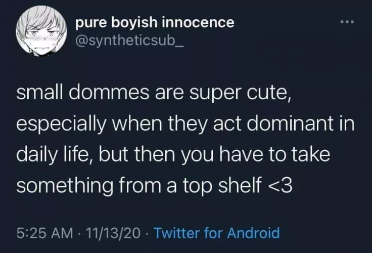 Do dommes ever realize how cute and adorable they are? (I also don't think I would be a very bratty sub but it would be impossible to NOT be bratty here lmao) by PervertedAccount