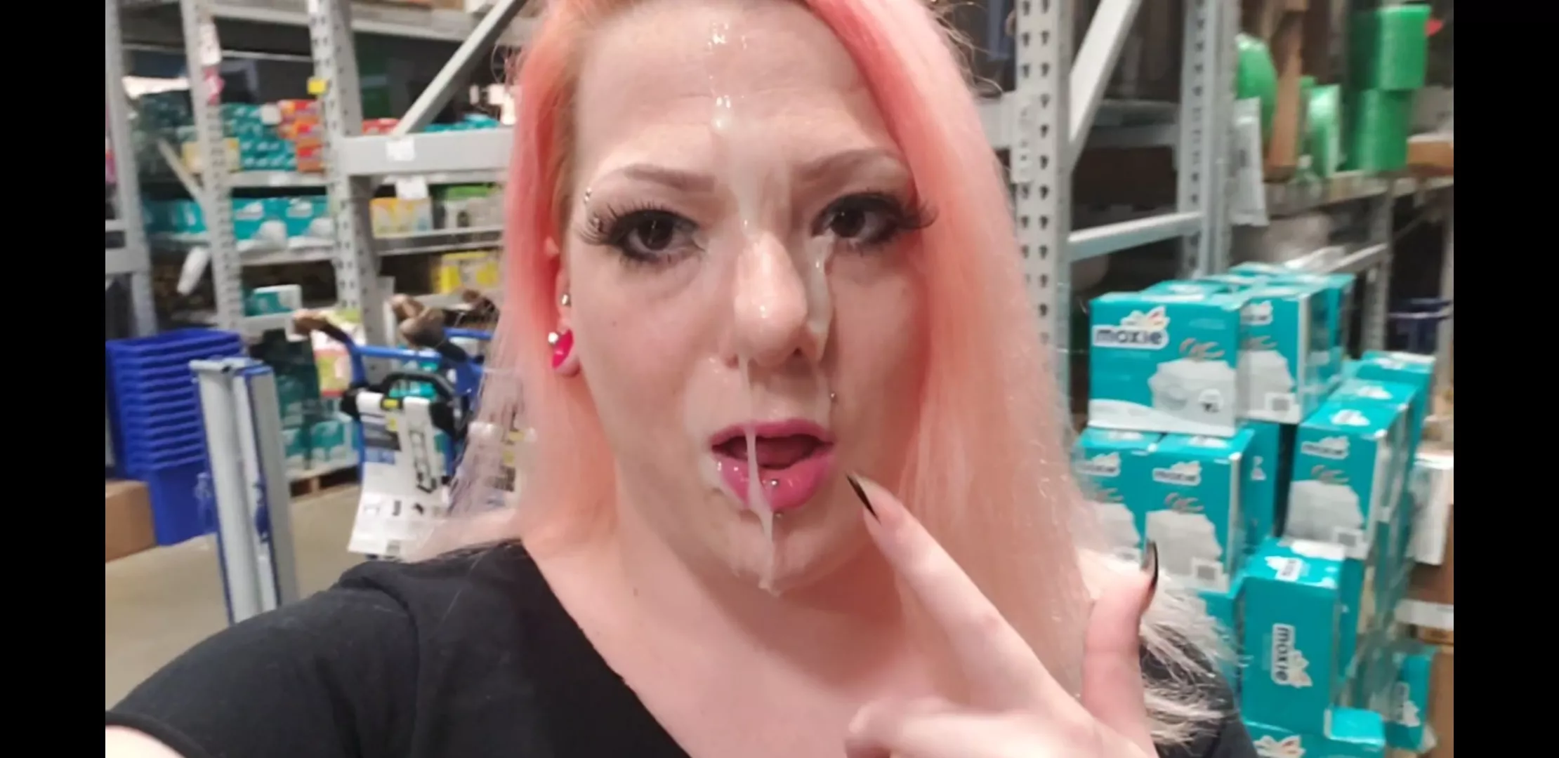 Do I have something on my face? posted by xmisslolox