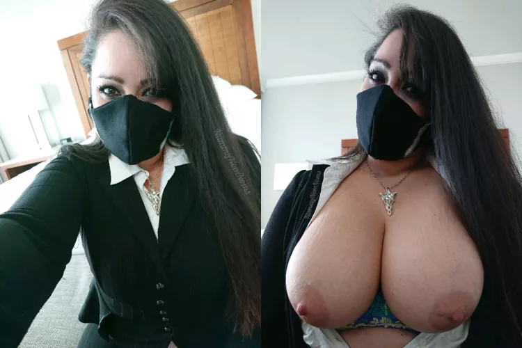 Do I hide my mommy milkers well at work? by NummyNomNoms