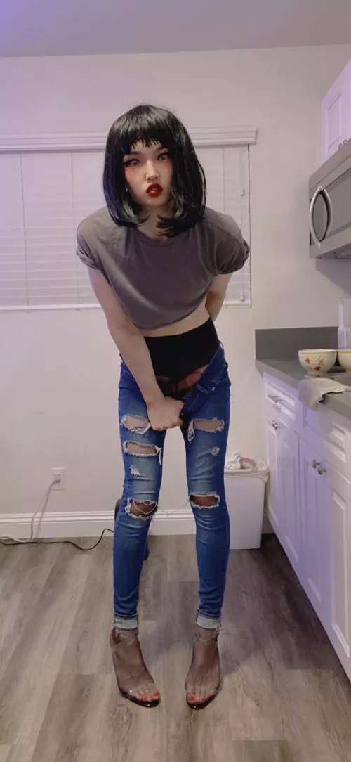 Do I look cute daddy? by kristenkatana