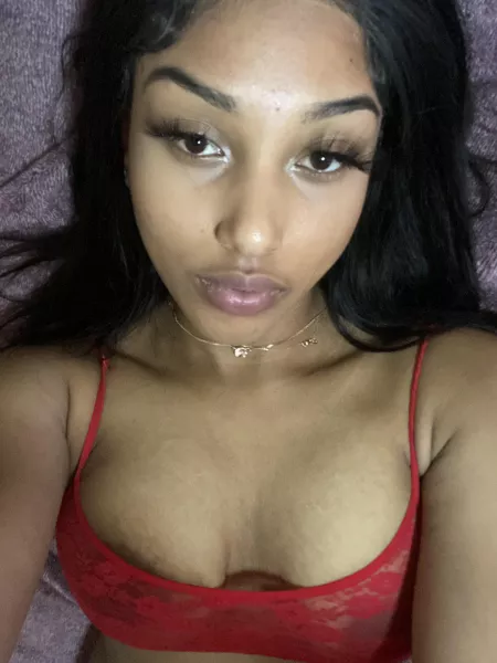 Do I look good in red?🥺 by fatbackwood