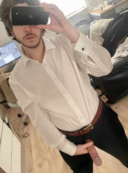 Do I look ready for the morning meeting? 😈 by NeuroticScientist